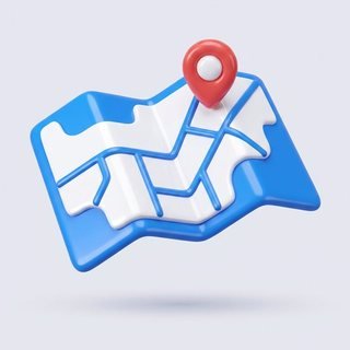 Illustration: a street map with a pin